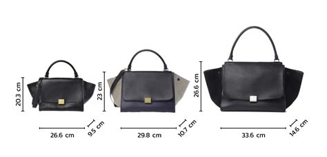 celine trapeze size in cm